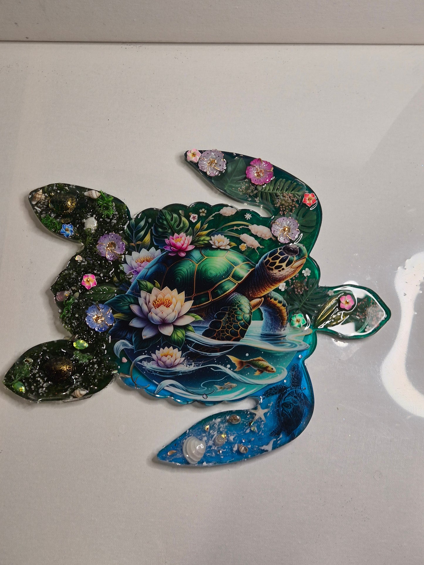 Plateau decoratif tortue