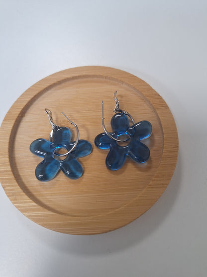 Boucles d oreilles 5 pétales