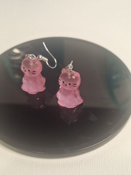 Boucle d oreille chat