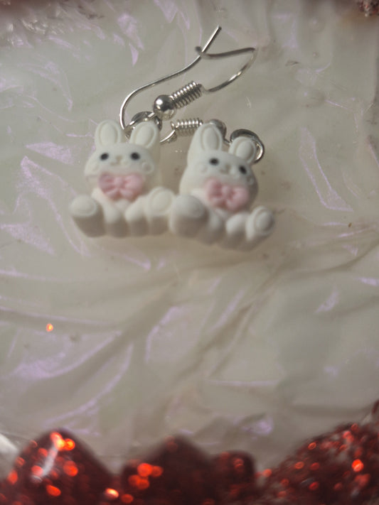 Boucles d'oreilles lapin