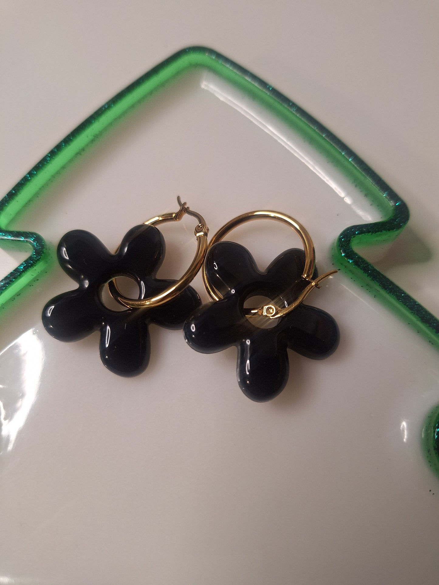 Boucles d oreilles 5 pétales