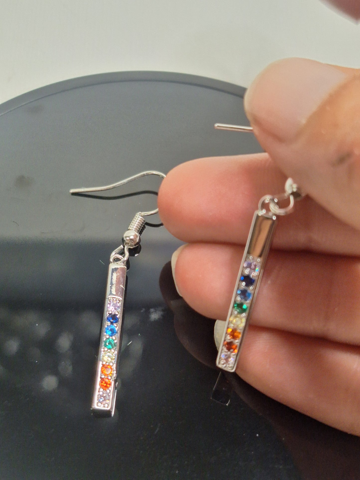 Boucles d'oreilles strass