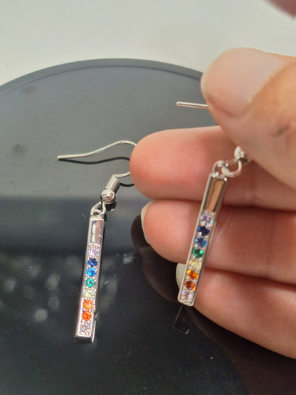 Boucles d'oreilles strass