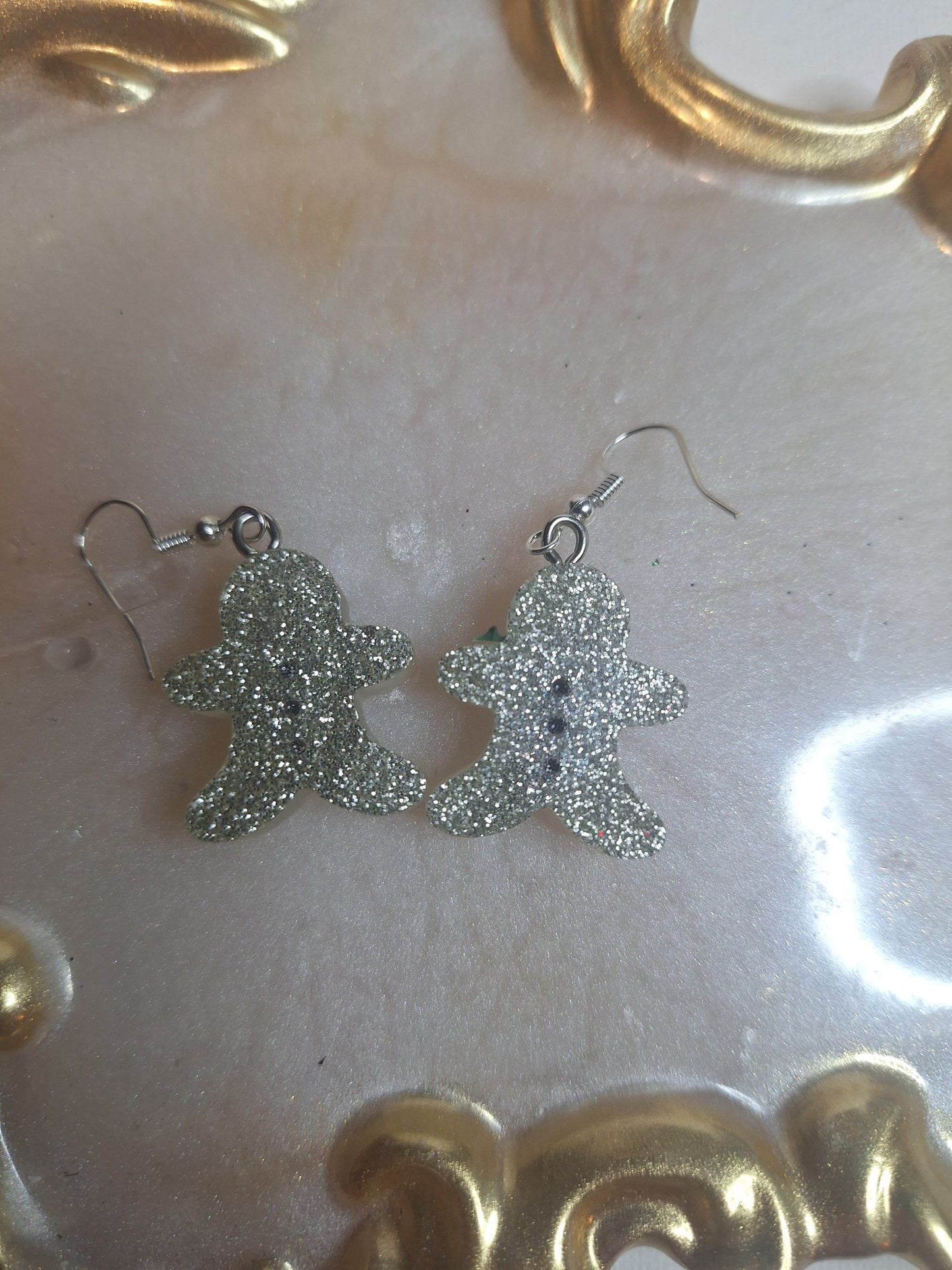 Boucles d'oreilles pain d épices