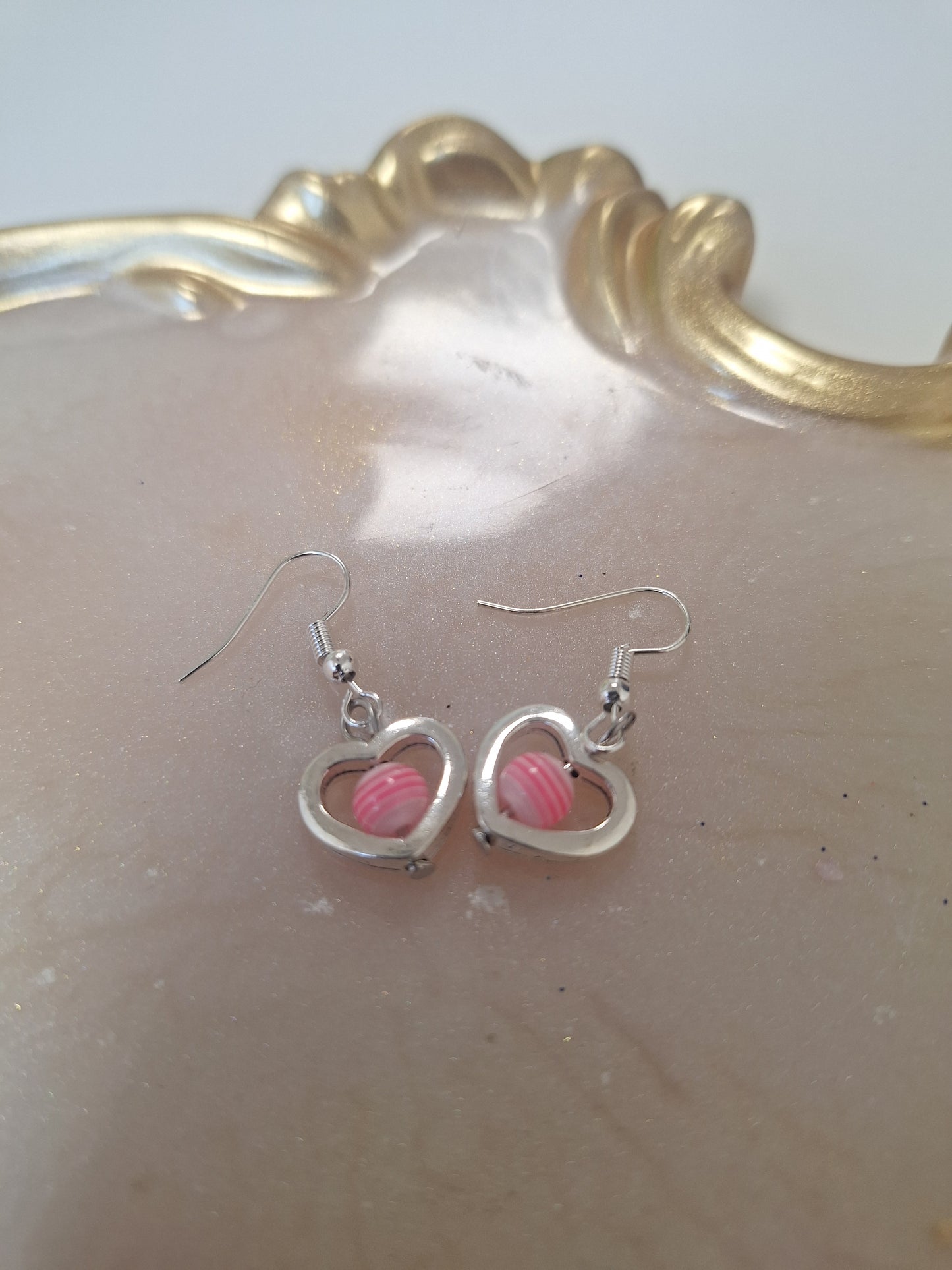 Boucles d'oreilles coeur