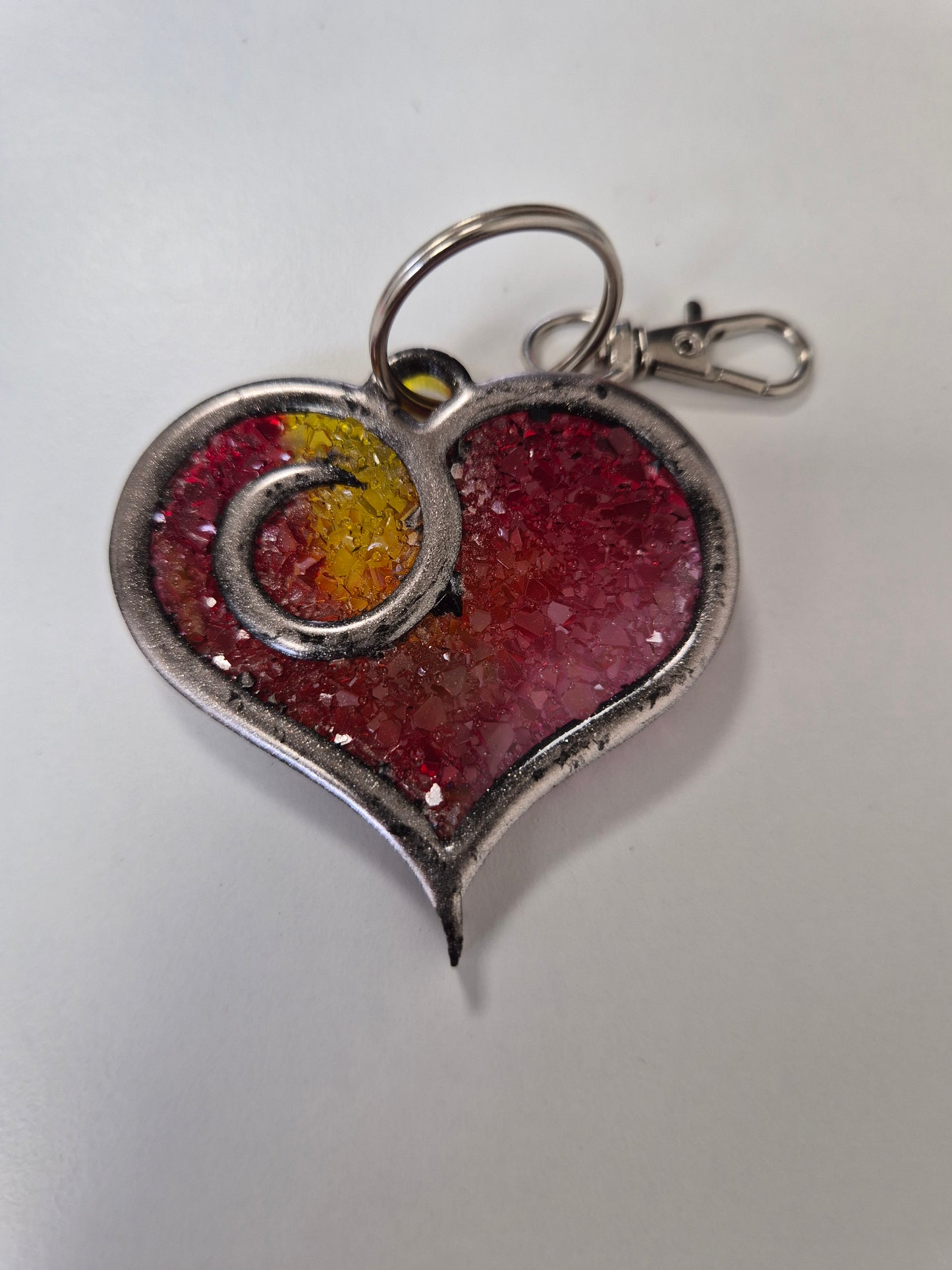 Porte cle coeur