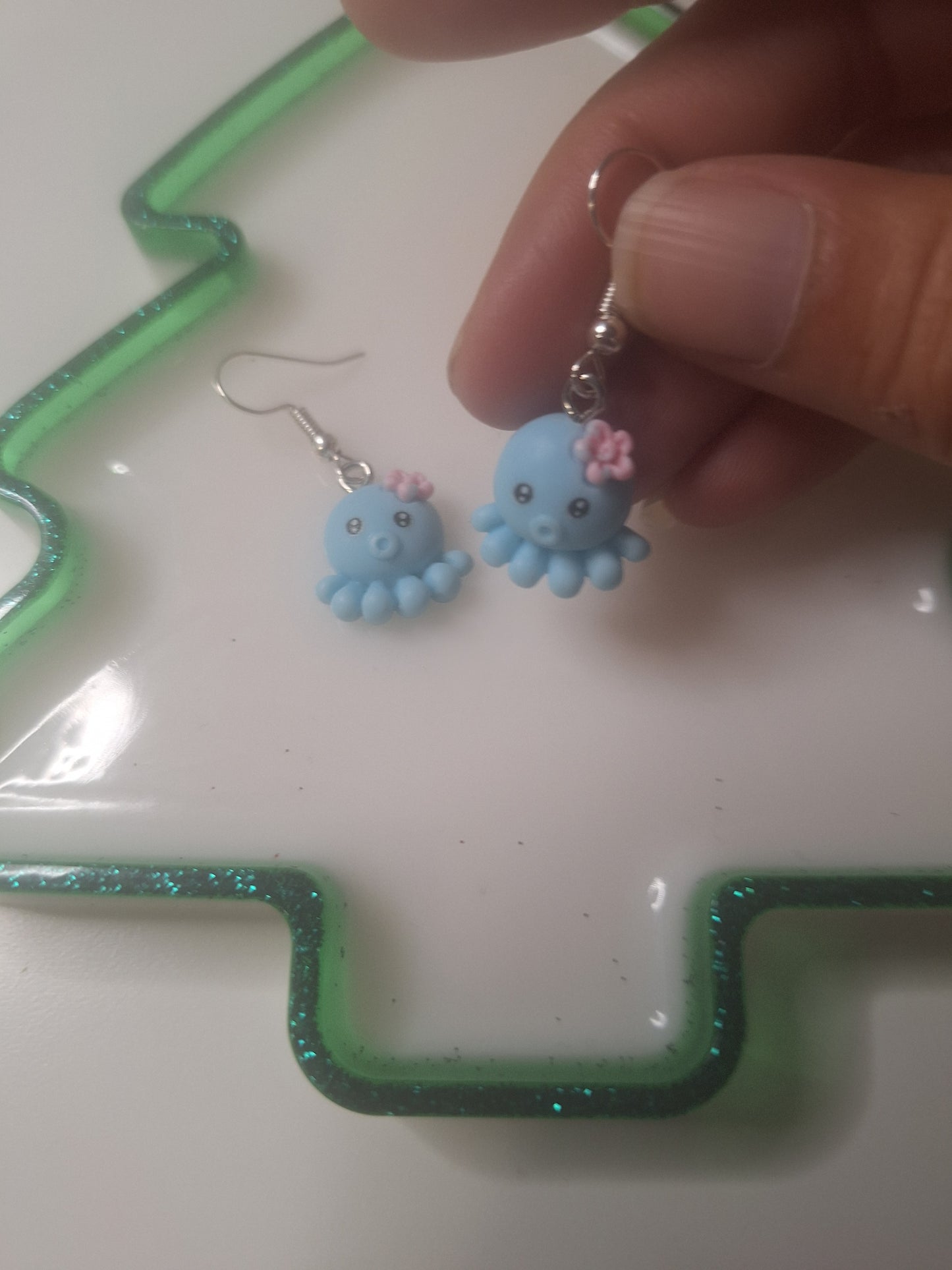 Boucles d'oreilles pieuvre