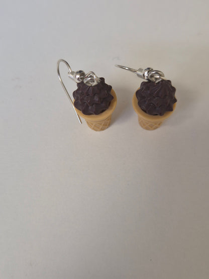 Boucles d'oreilles glace