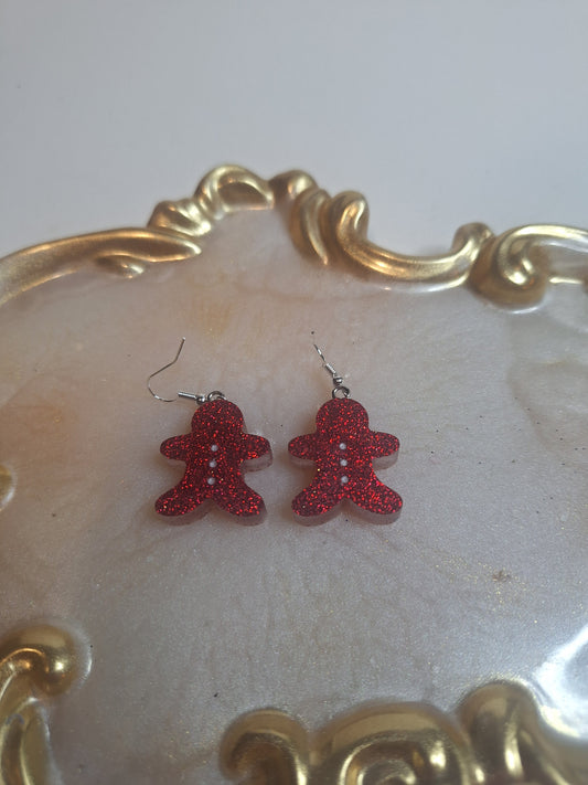 Boucles d'oreilles pain d épices