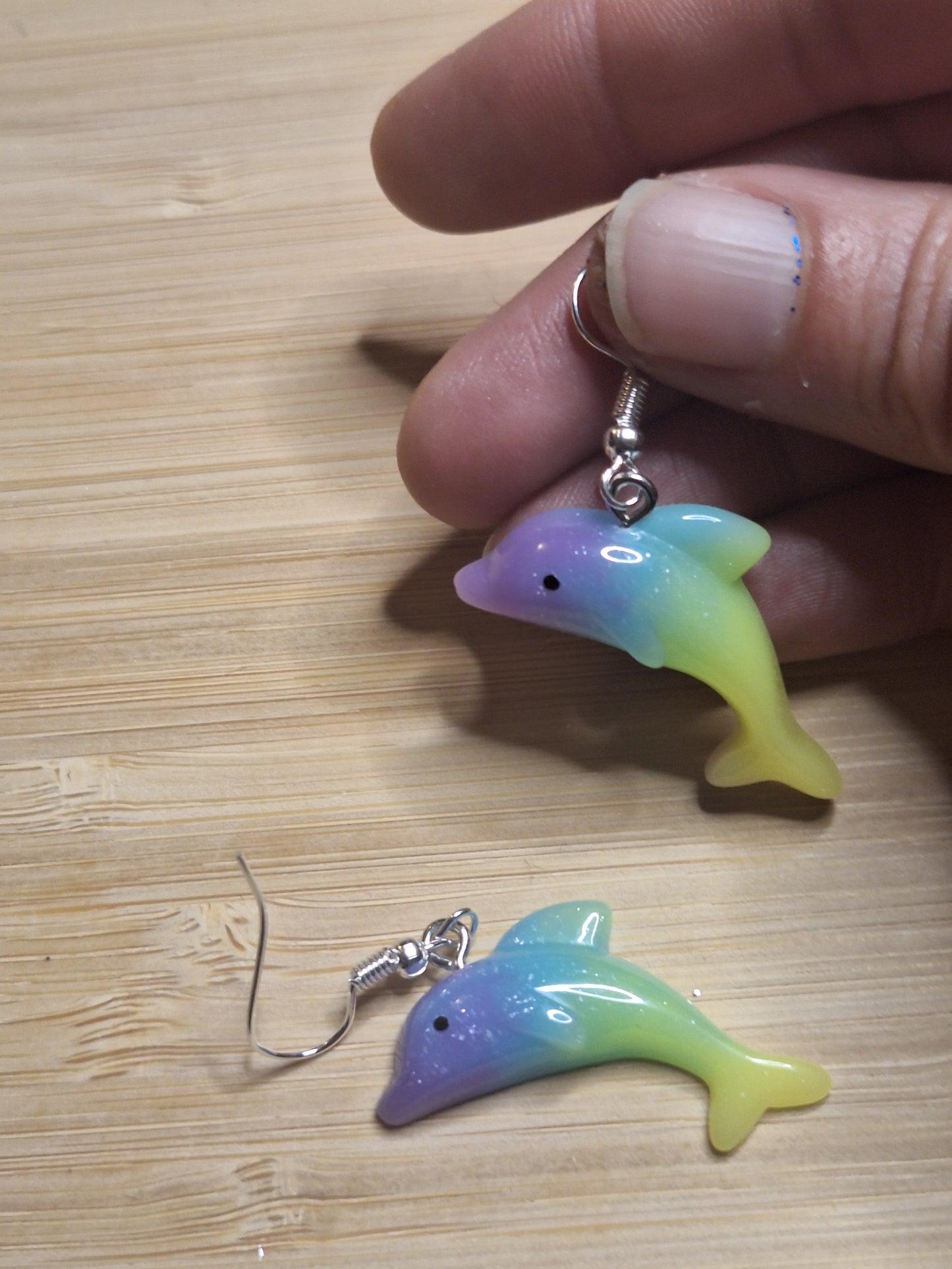 Boucles d'oreilles dauphin