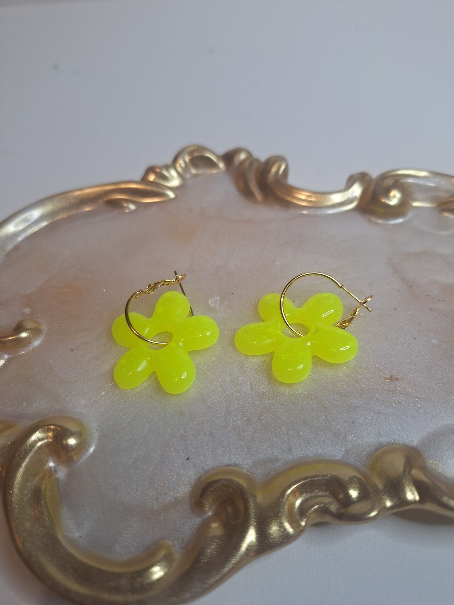 Boucles d oreilles 5 pétales