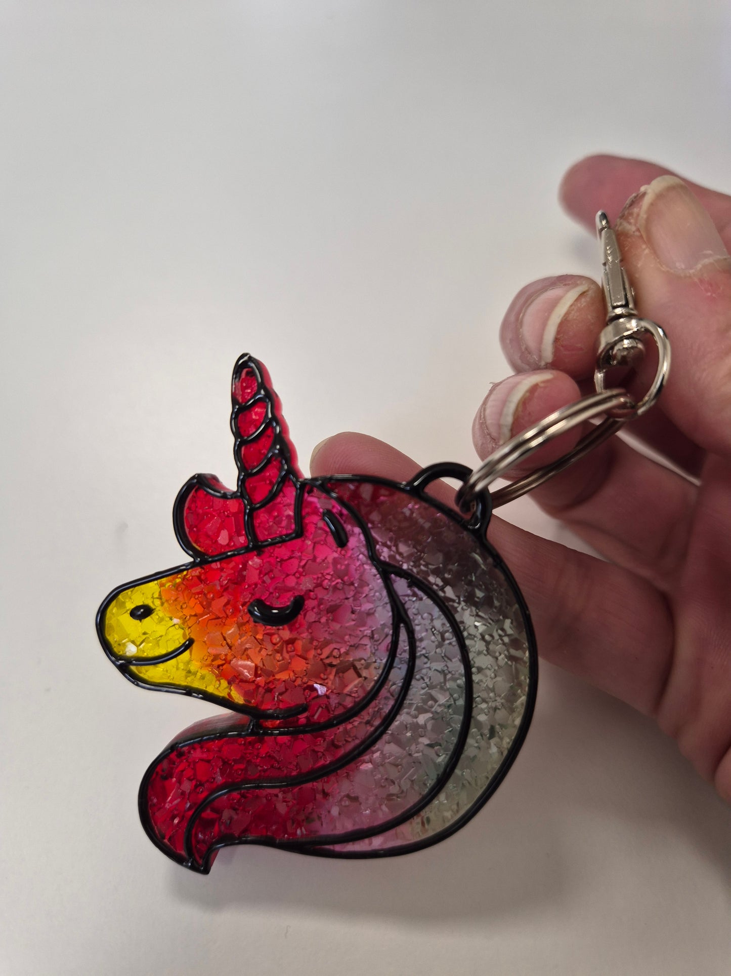 Porte cle licorne