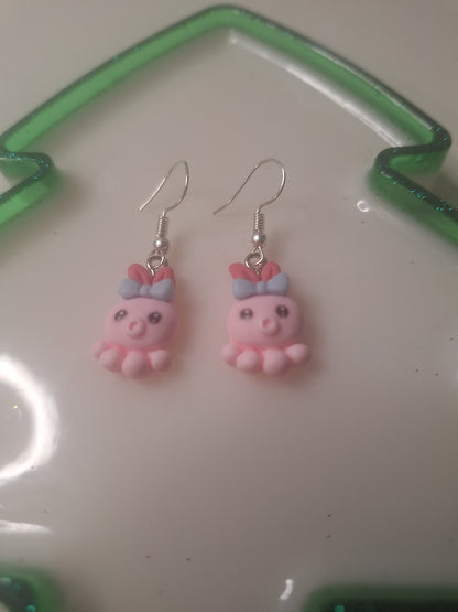 Boucles d'oreilles pieuvre