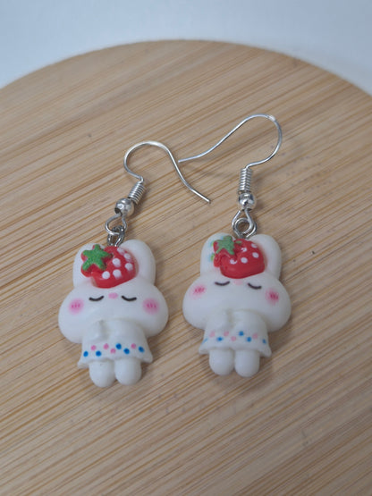 Boucles d'oreilles lapin