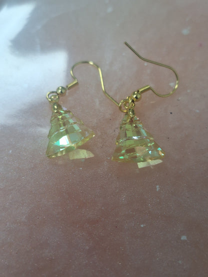 Boucles d'oreilles sapin de Noël