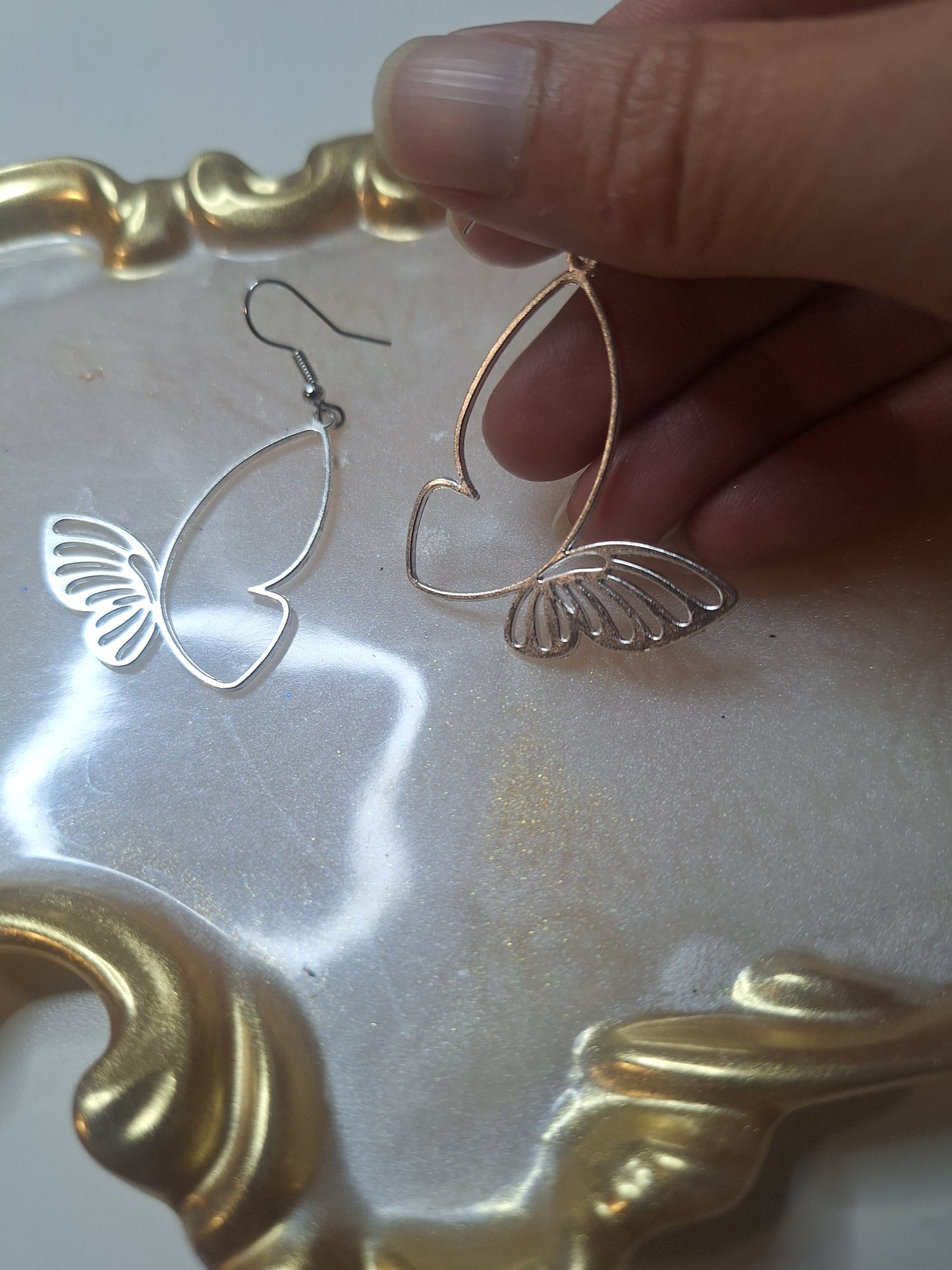 Boucles d'oreilles papillon
