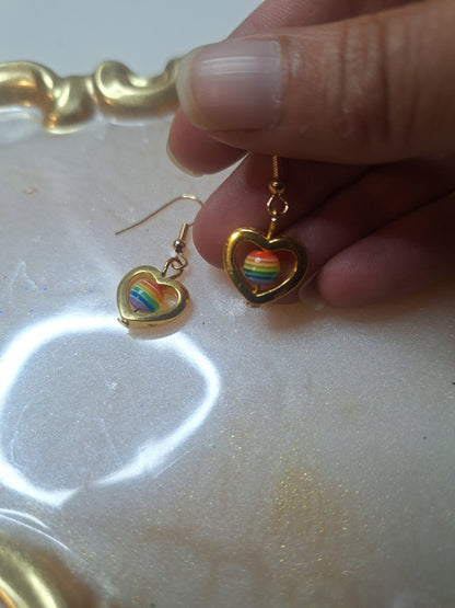 Boucles d oreilles coeur