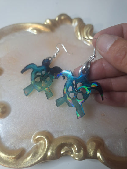 Boucles d'oreilles tortue