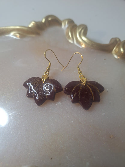 Boucles d'oreilles fleur de lotus