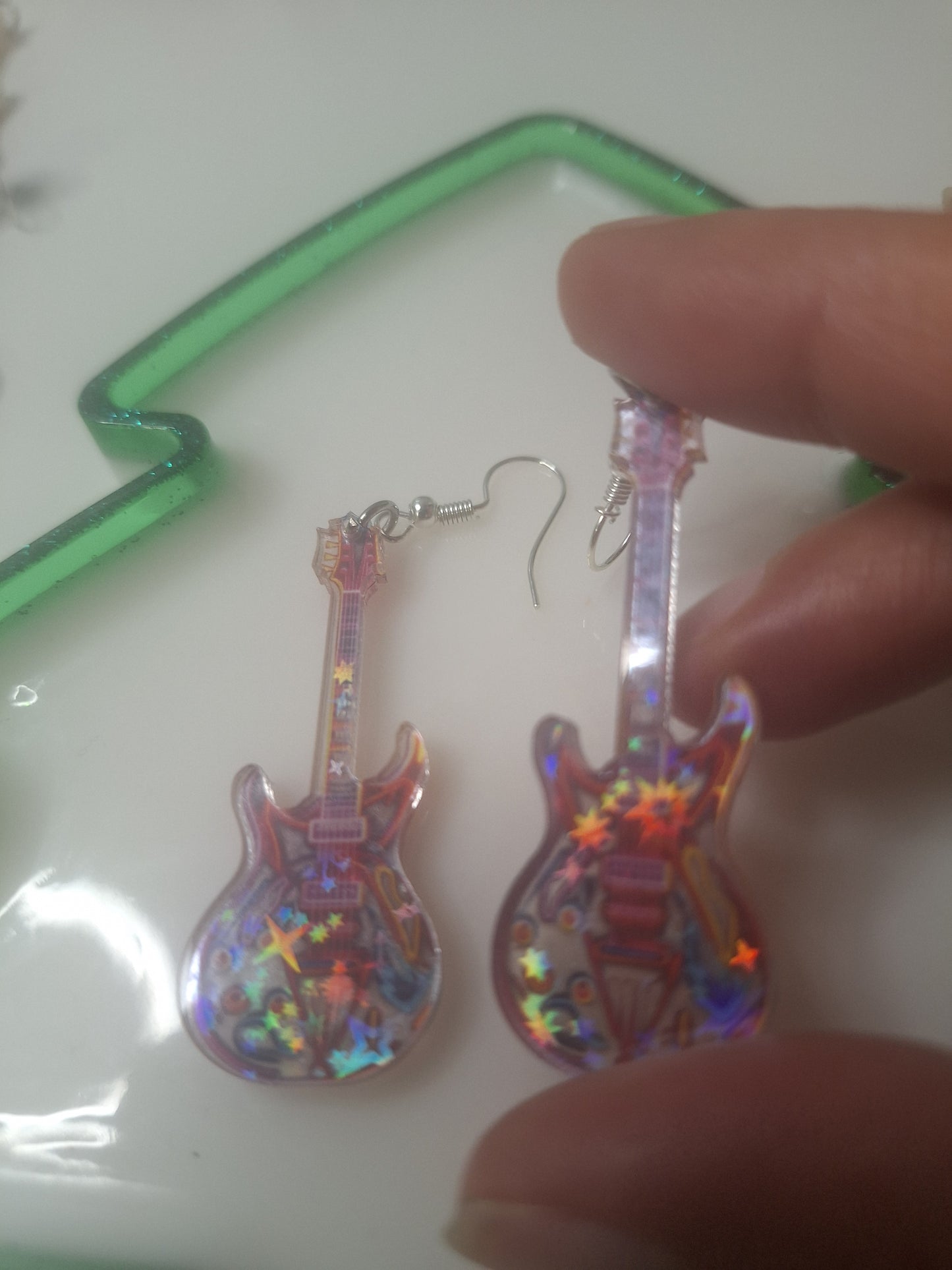 Boucles d'oreilles guitare 🎸