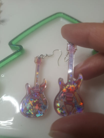 Boucles d'oreilles guitare 🎸