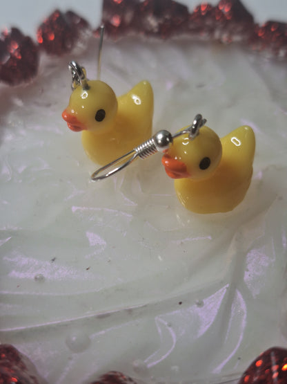 Boucles d'oreilles canard
