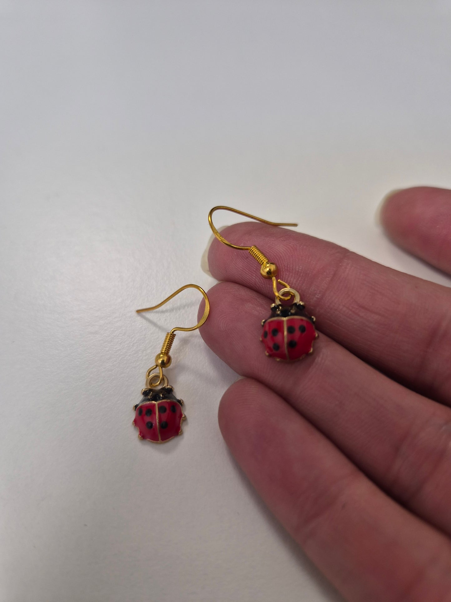 Boucles d'oreilles coccinelle 🐞