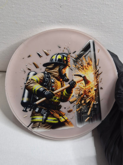 Deco murale pompiers
