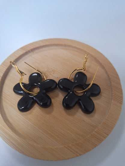 Boucles d oreilles 5 pétales