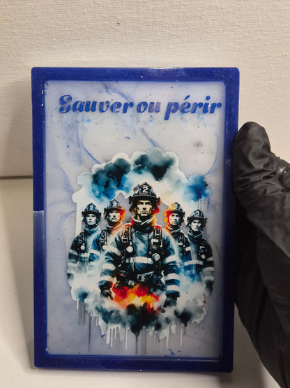 Deco murale pompiers