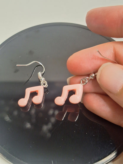 Boucle d oreille note de musique