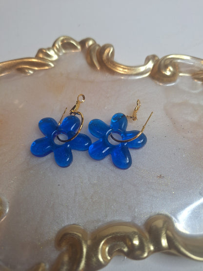 Boucles d oreilles 5 pétales