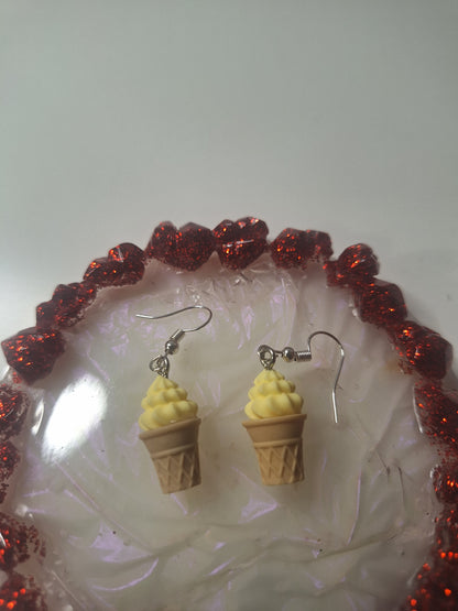 Boucles d'oreilles glace
