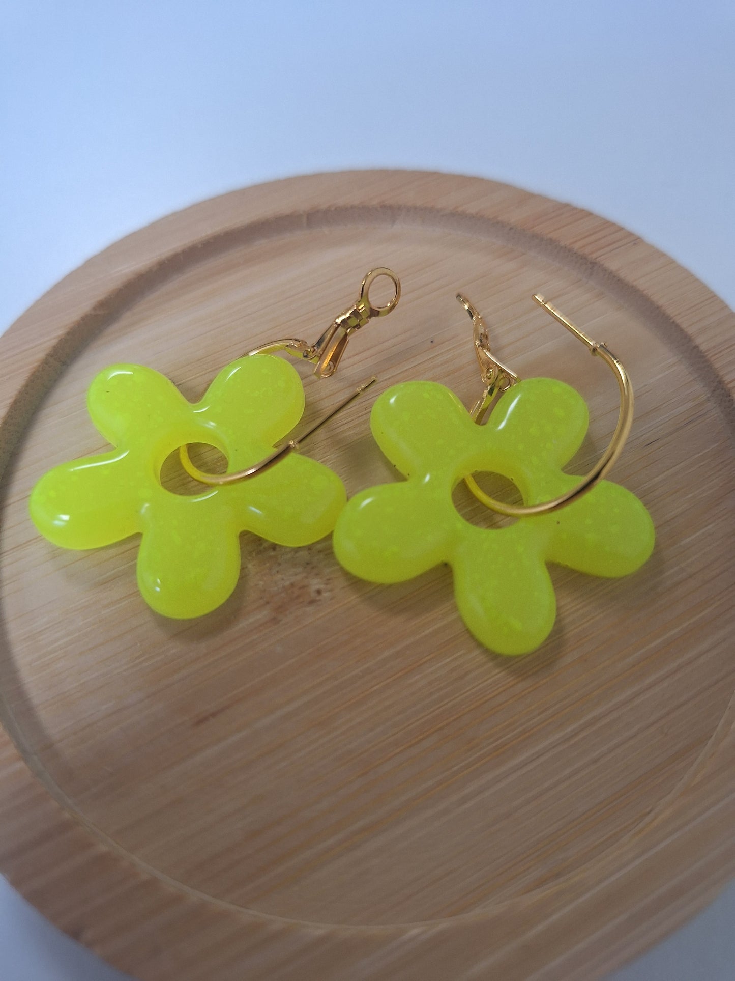 Boucles d oreilles 5 pétales