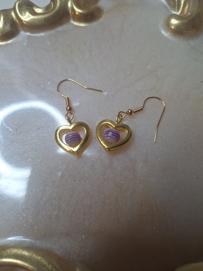 Boucles d oreilles coeur