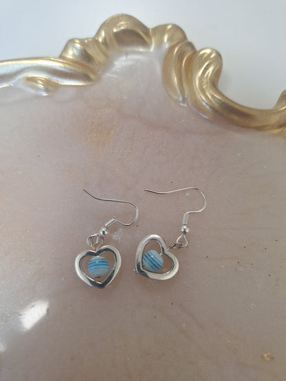 Boucles d'oreilles coeur