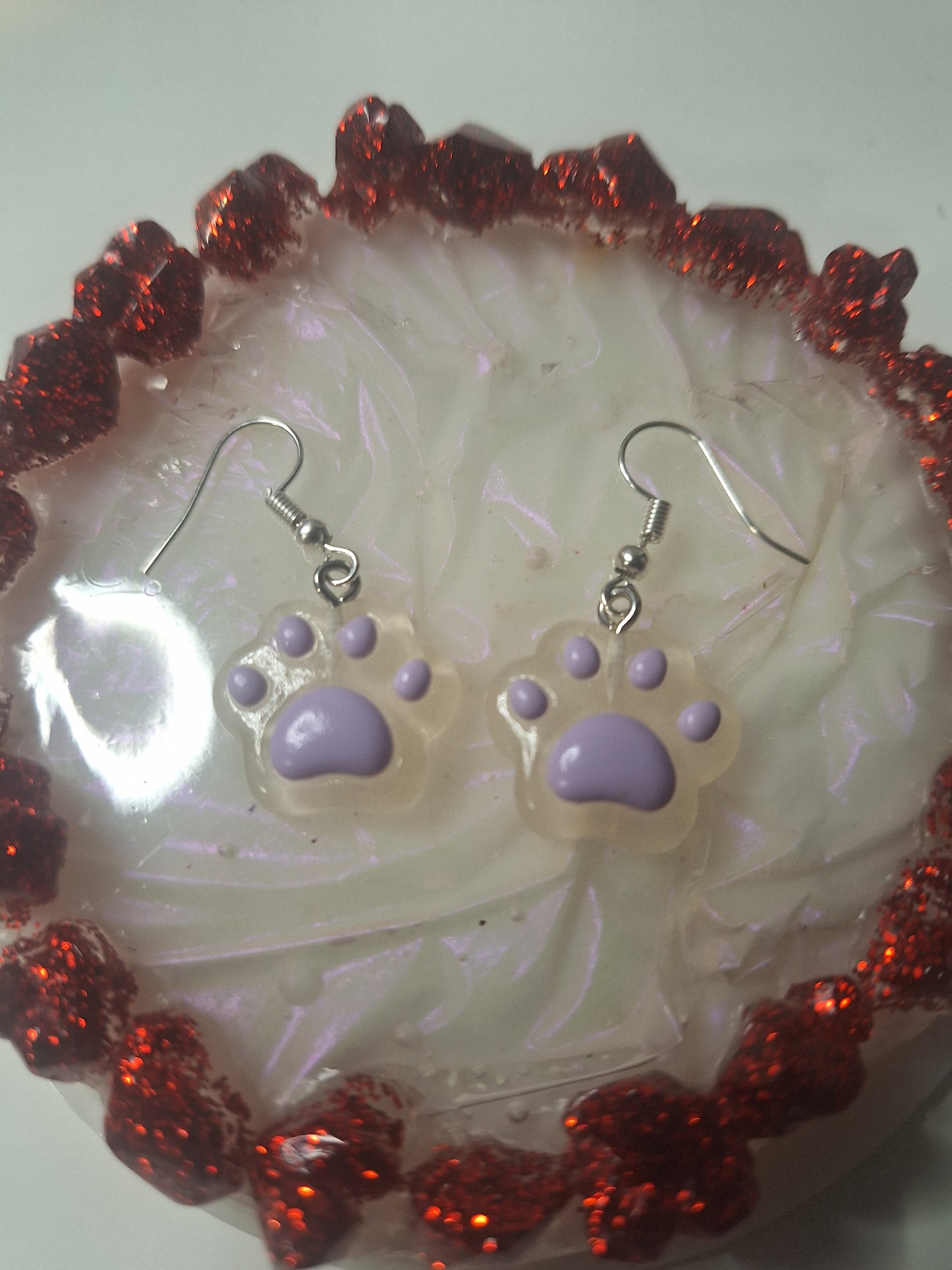 Boucles d'oreilles patte de chat