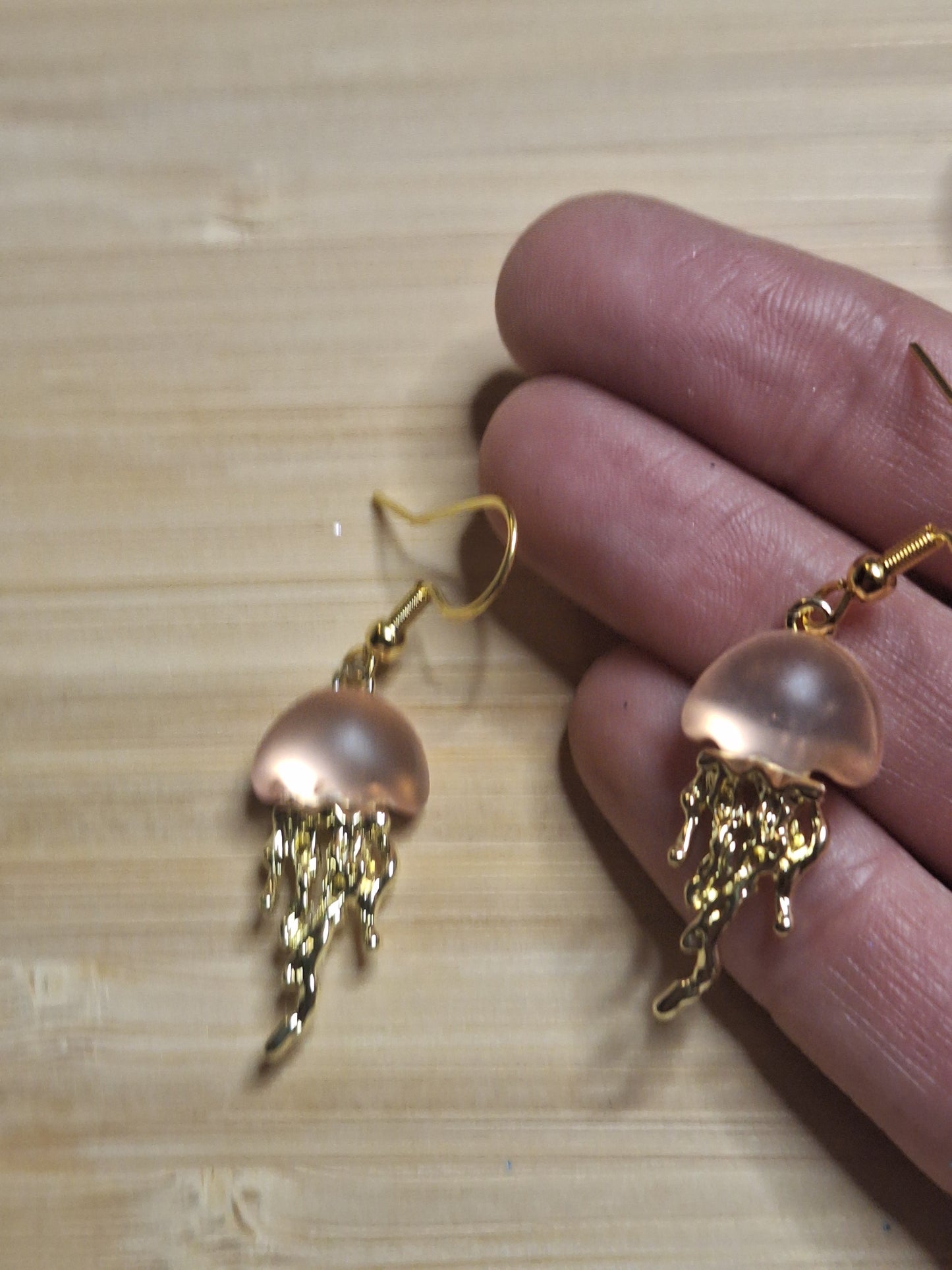Boucles d'oreilles méduse