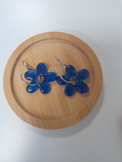 Boucles d oreilles 5 pétales