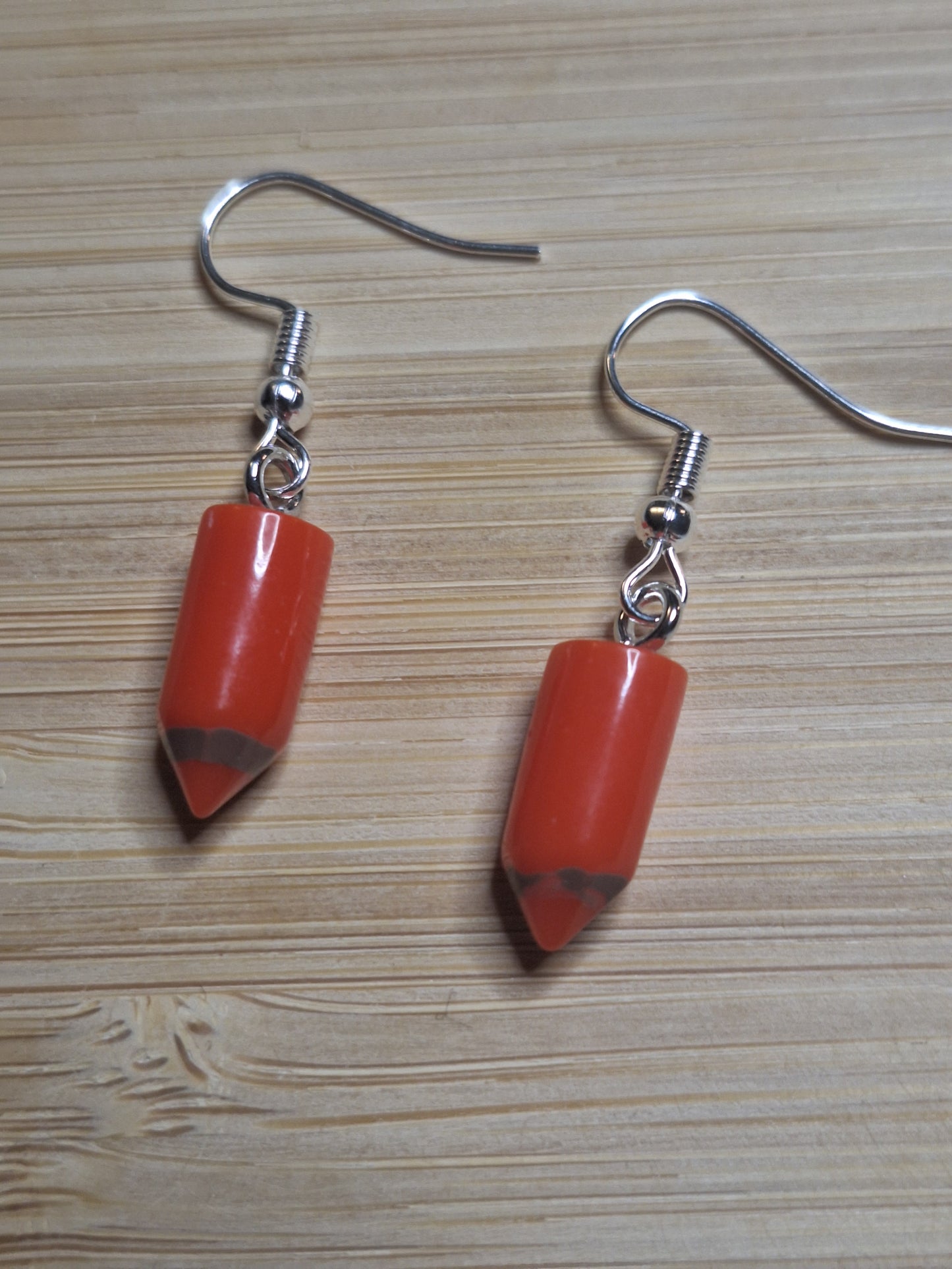 Boucles d'oreilles crayons de couleur
