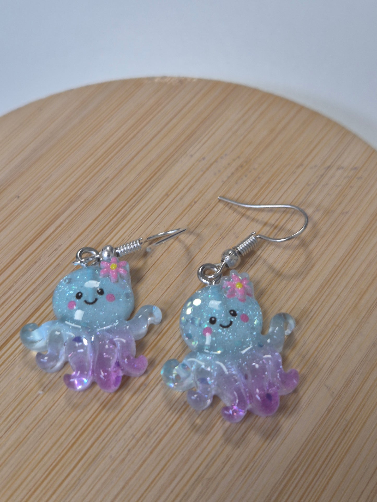 Boucles d'oreilles méduse