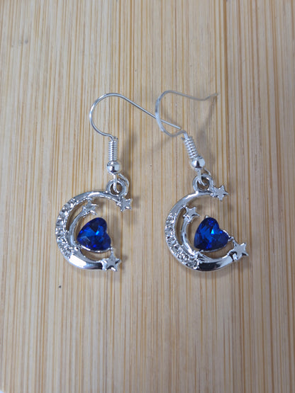 Boucles d'oreilles lune