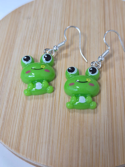 Boucles d oreille grenouille