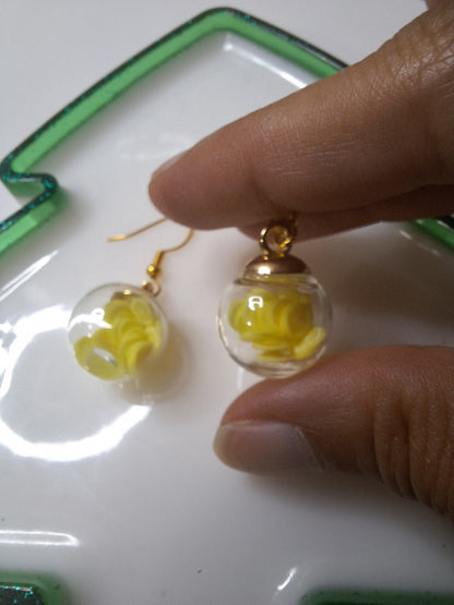 Boucles d oreilles globe fruit