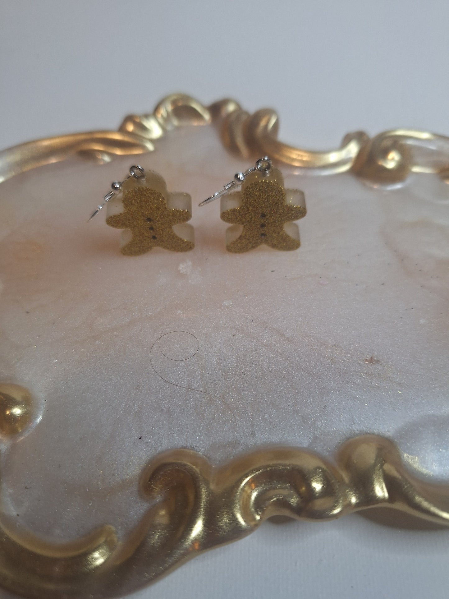 Boucles d'oreilles pain d épices