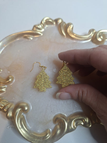 Boucles d'oreilles sapin de Noël 🎄