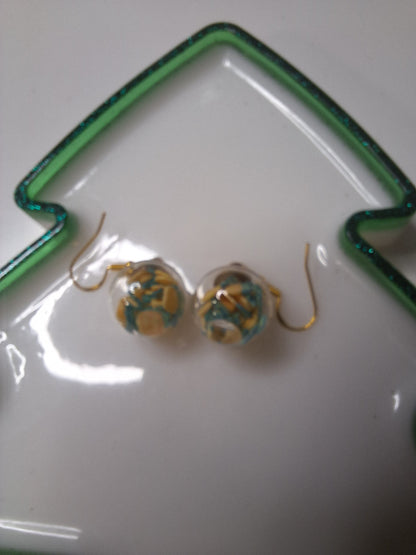 Boucles d oreilles globe fruit