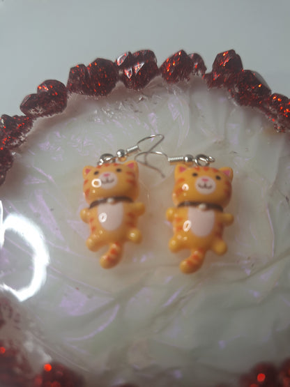 Boucles d'oreilles chat 🐱