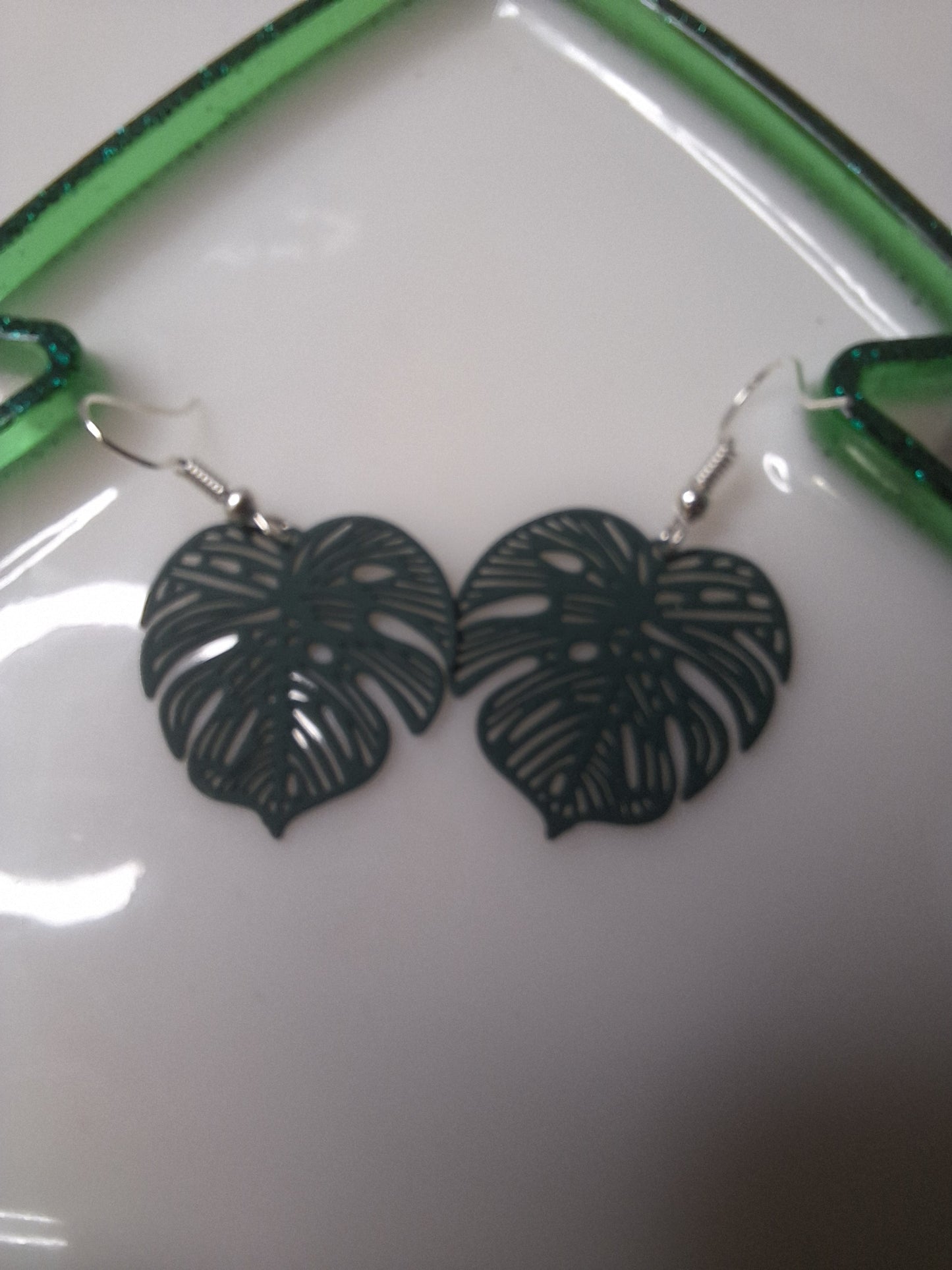 Boucles d'oreilles feuille
