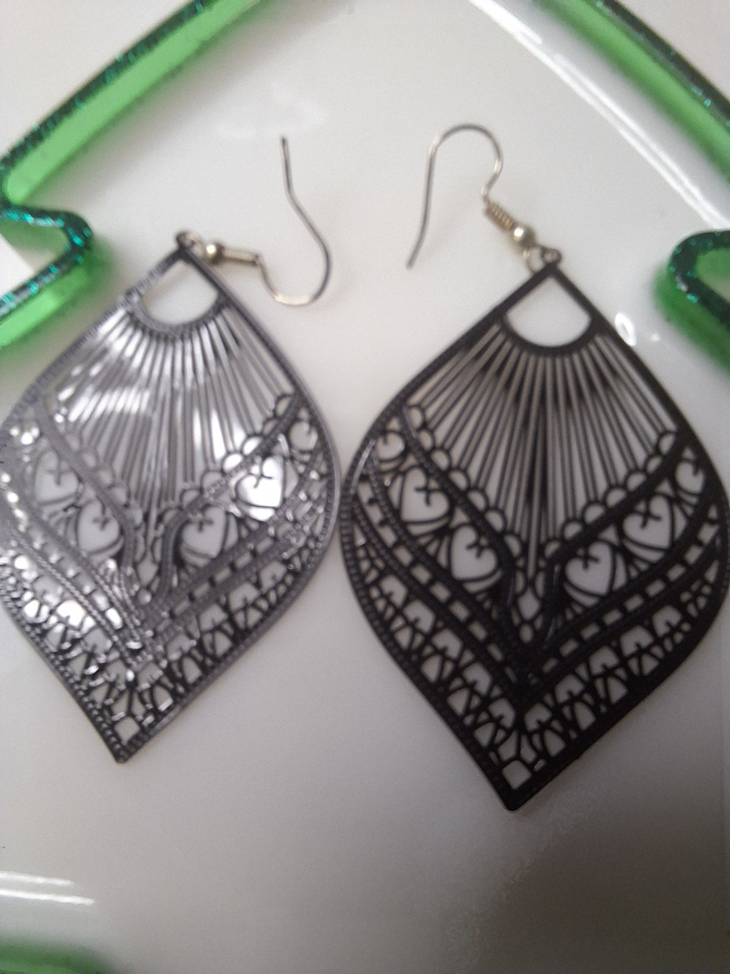Boucles d oreilles estampe